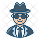 Detective Investigator Spy Icon