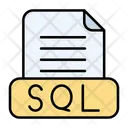 Sql File Icon - Free Download Design & Development Icons | IconScout