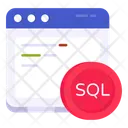 Sql Website Icon - Flat Science & Technology Icons | SVG, PNG, ICO or ...