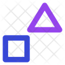 Square And Triangle Icon