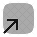 Square bottom up Icon