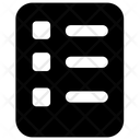 Square Bullet Points  Icon