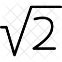 Square root of two Icon