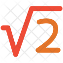 Square root of two Icon