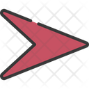 Squashed Arrow Icon