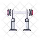 Squat Rack Bodybuilding Exercise Icon