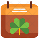 Calendar St Patrick Day Marchd Icon