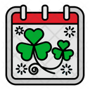 St Patricks Day Calendar Icon