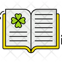 St Patricks Day Book Book Open Book Icon