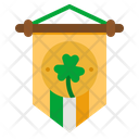 St Patricks Day Flag Icon