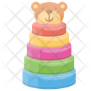 Stacking Rings Rock A Stack Colorful Rings Icon