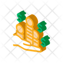 Stacks Gold Coins  Icon