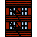 Stairs Escape Building Icon