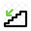 Stairs Down Stairs Staircase Icon