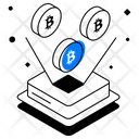Staking Cryptocurrency  Icon