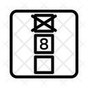 Staking Height  Icon