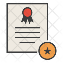 Star Favorite Certificate Icon
