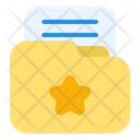 Star Archive Feedback Customer Folder Star Icon
