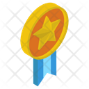 Medal Champion Star Badge Icon