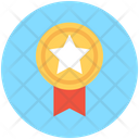 Star Badge Ranking Insignia Icon