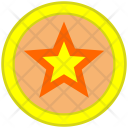 Star Badge Round Icon