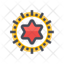 Star Badge Ribbon Badge Success Icon