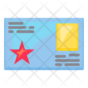 Star Businesscard Business Management Icon