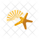 Shell Starfish Beach Icon