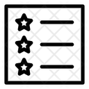 Star List Icon