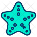 Starfish Sea Creature Underwater Icon