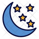 Starry Night Night Night Time Icon