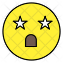 Stars Eyes Emoji Icon