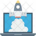 Startup Rocket Build Icon