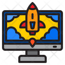 Luanch Rocket Startup Icon