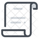 Statement Text Paper Icon