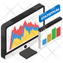 Data Analytics Data Visualization Online Graph Icon