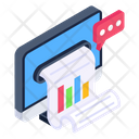 Data Report Statistical Report Analytical Report Icon