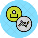 Stats User Employee Icon