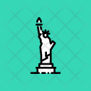 Statue Liberty United Icon