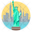 New York Statue City Icon