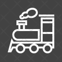 Steam Train Railway Icon