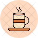 Steaming Coffee Tea Icon