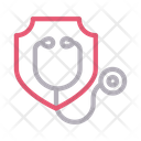 Stethoscope Doctor Shield Icon