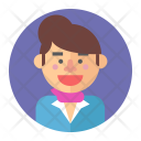 Stewardess Girl Woman Icon