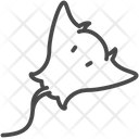 Stingray Fish Animal Icon