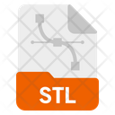 Stl File Format Icon
