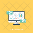 Stock Market Online Icon
