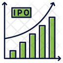 Grow Graph Ipo Graph Stock Market Icon