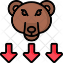 Stock Market Down  Icon