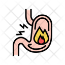 Stomach Burn Stomach Heartburn Icon